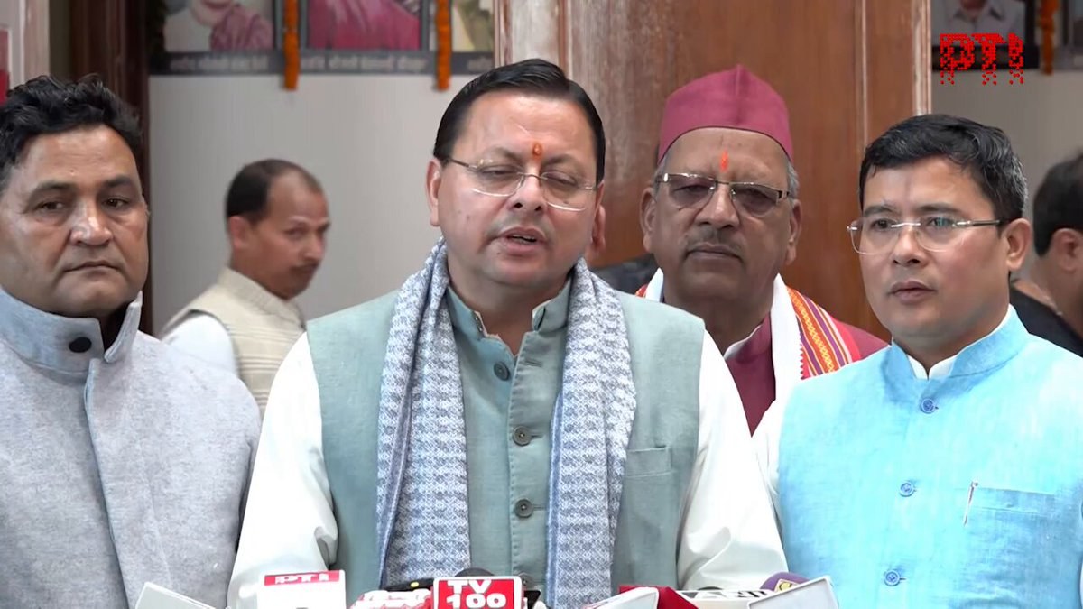 Dhami thanks staff as Uttarakhand Assembly holds final session of 5-year term in Bhararisain
