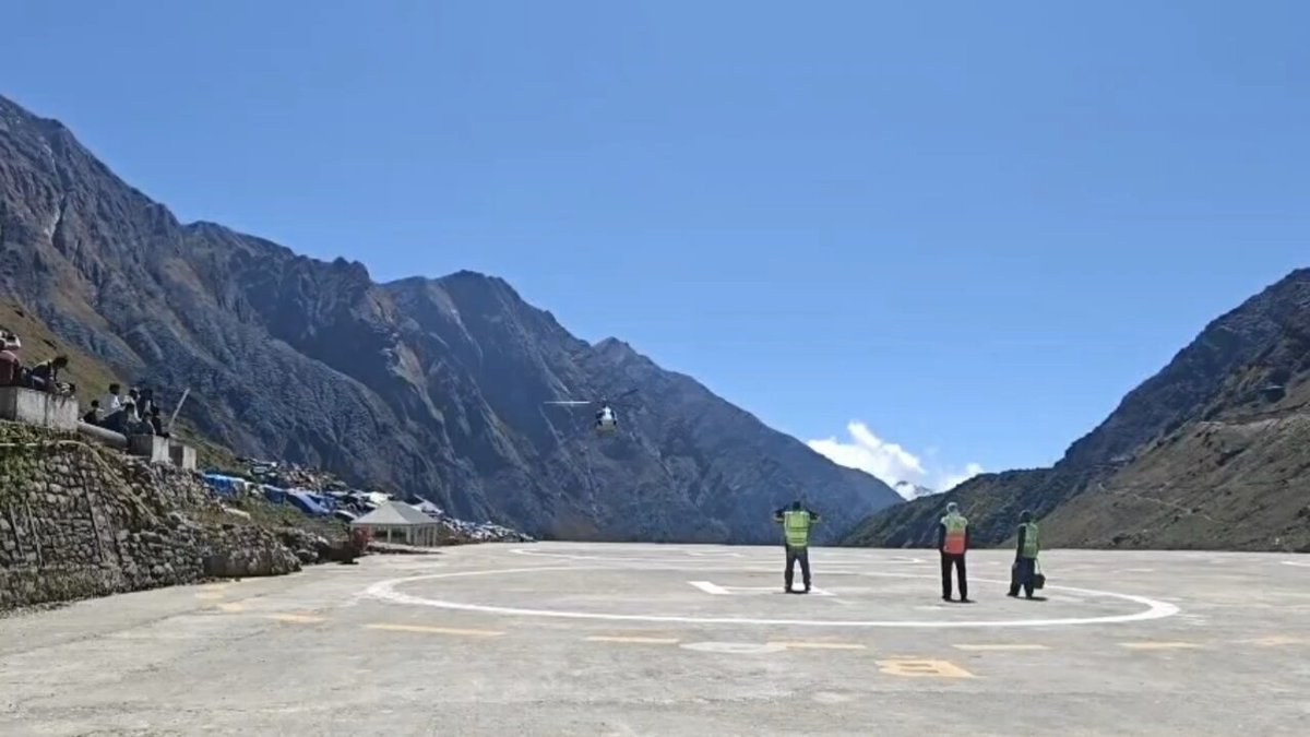 Rudraprayag administration airlifts Kedarnath pilgrim to AIIMS Rishikesh after sudden illness