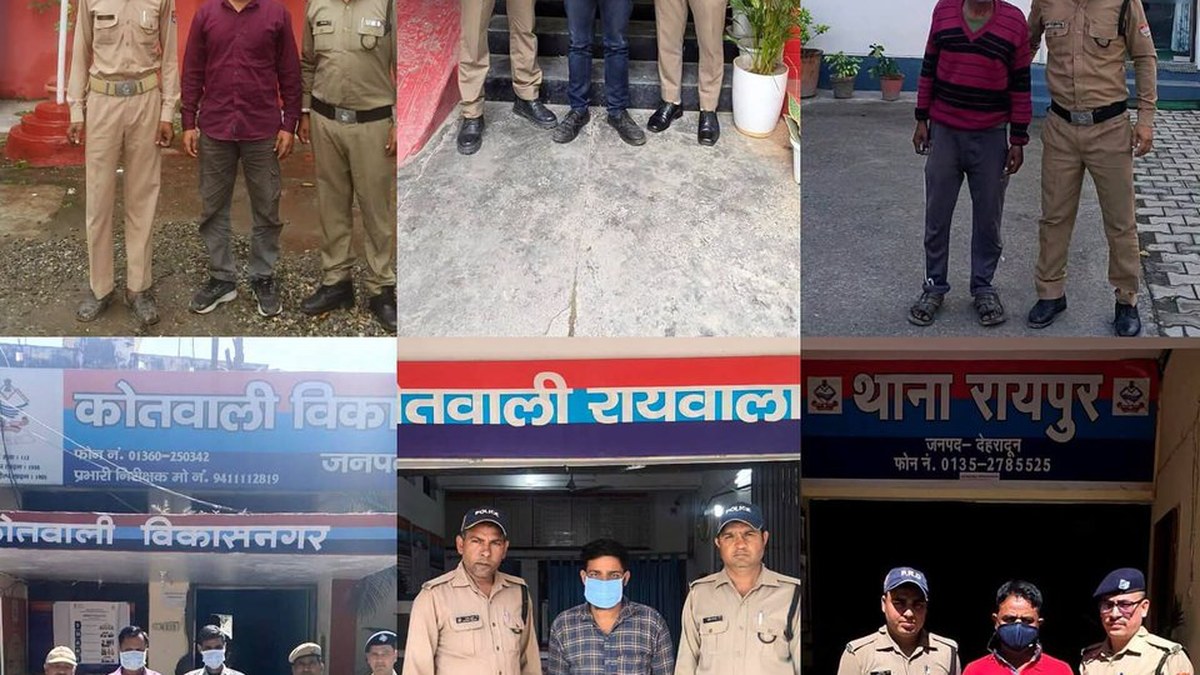 Dehradun Police Arrest 13 Warrant Subjects in 02-Day Drive Under SSP’s Strict Directions