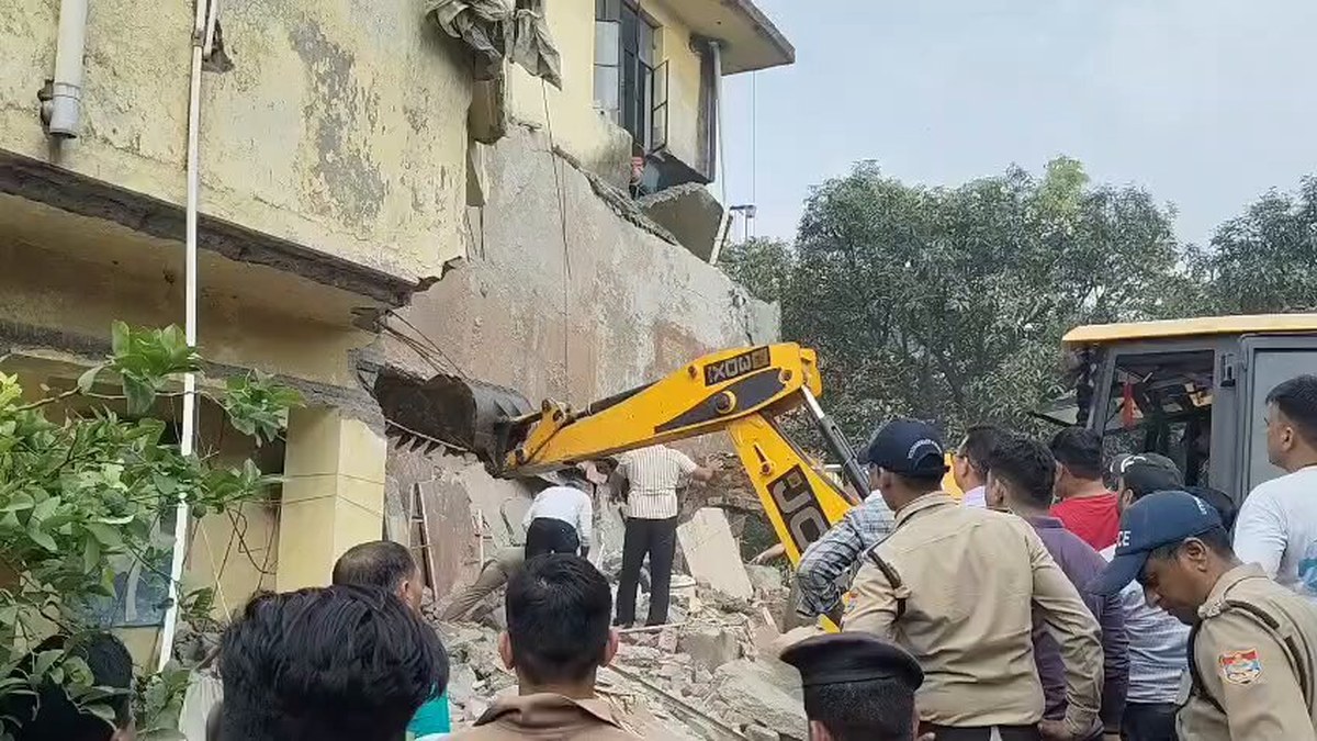 PAC jawan Adil dies after part of Amrit Law College building collapses in Haridwar