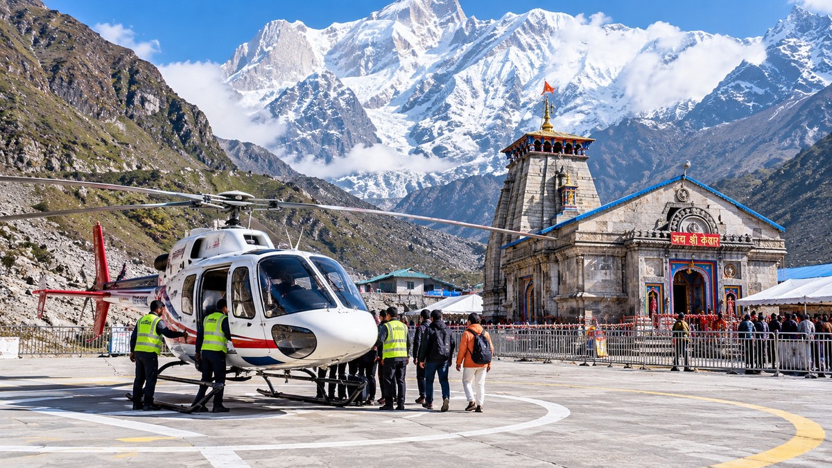 Kedarnath helicopter services resume from 8 helipads after DGCA inspection