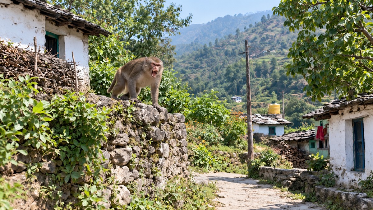Monkey attack leaves 75-year-old seriously injured in Champawat’s Kulyalgaon