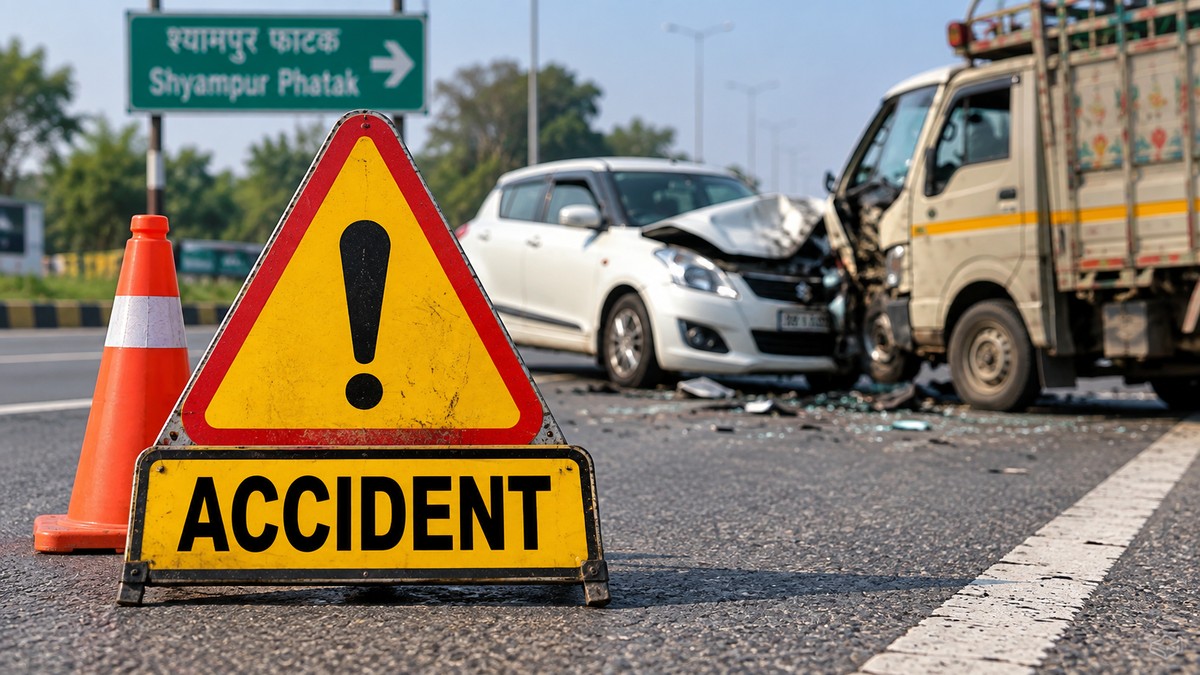 7 injured after Swift-tempo collision near Shyampur crossing in Rishikesh