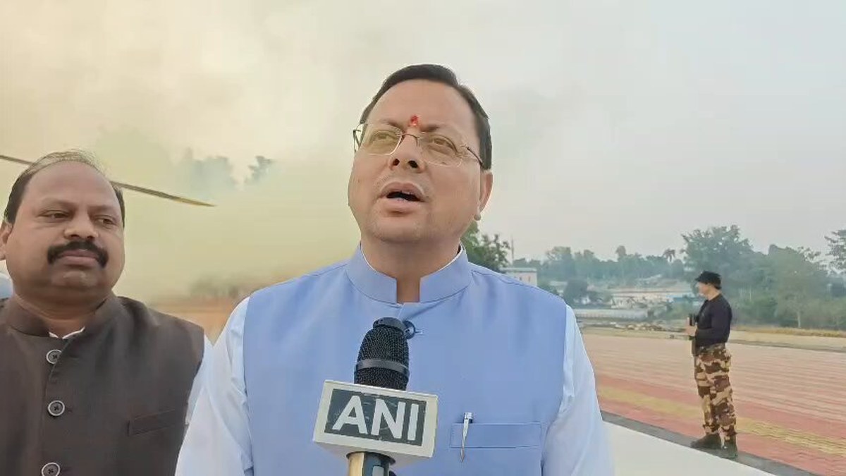 Dhami in Khatima calls Akhilesh Yadav’s ‘infiltrators’ remark a grave insult