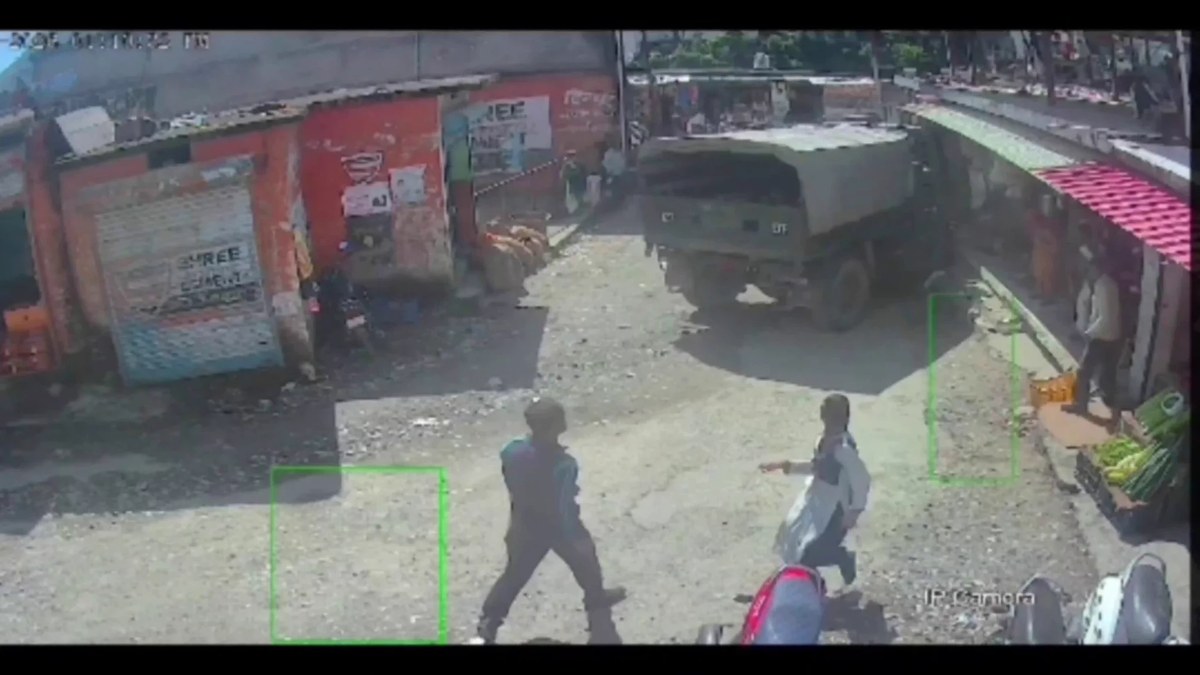 Viral CCTV shows army vehicle speeding through narrow Saihya road; 4 women injured, claims