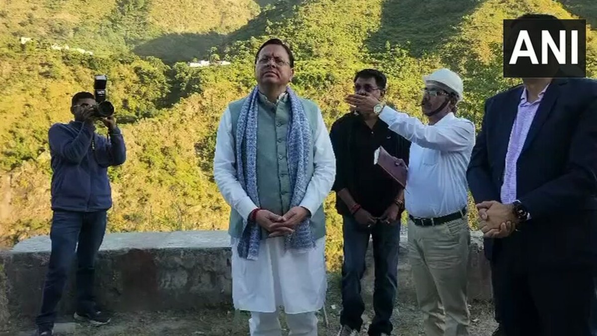 Pushkar Singh Dhami inspects ongoing Haridwar-Badrinath road construction during journey