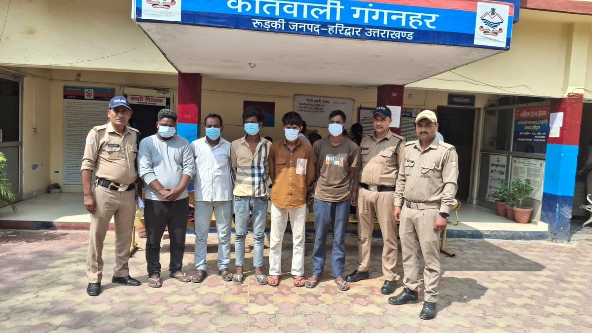 Haridwar Police continue Operation Prahar, report action against 7 warrant subjects and 4 hooligans
