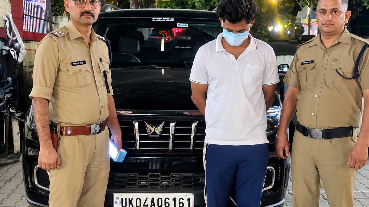 Nainital Police seize Scorpio after alleged drunk driving during night checking operation