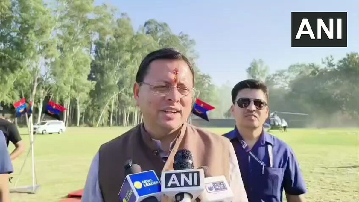 Dhami inaugurates Hanuman Chowk in Banbasa ahead of Navami and Vijayadashami celebrations