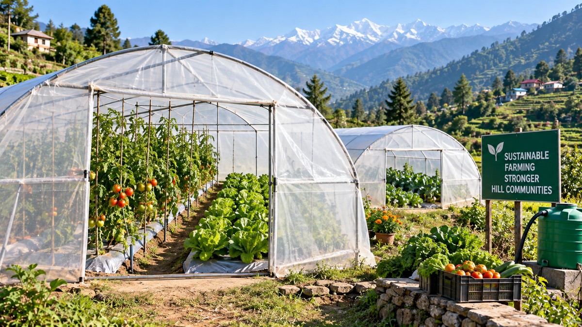 Uttarkashi plans cluster-based polyhouses to expand vegetable and flower farming