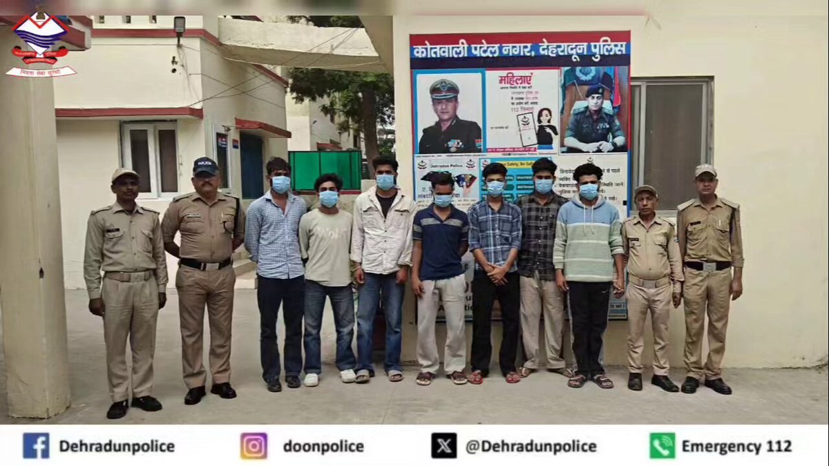 Dehradun Police arrest 7 after public brawl in Patel Nagar area, move to curb peace violations