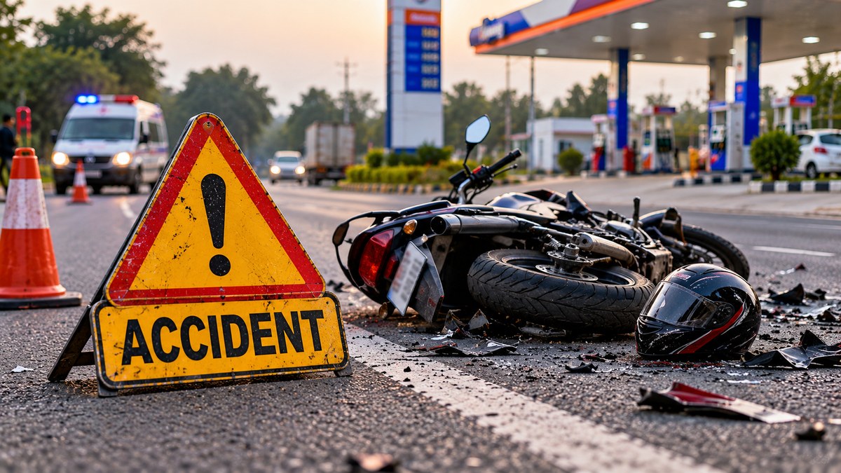 खटीमा में नानकमत्ता बाईपास पर ट्रैक्टर-ट्रॉली की टक्कर, पेट्रोल पंप कर्मी की मौत