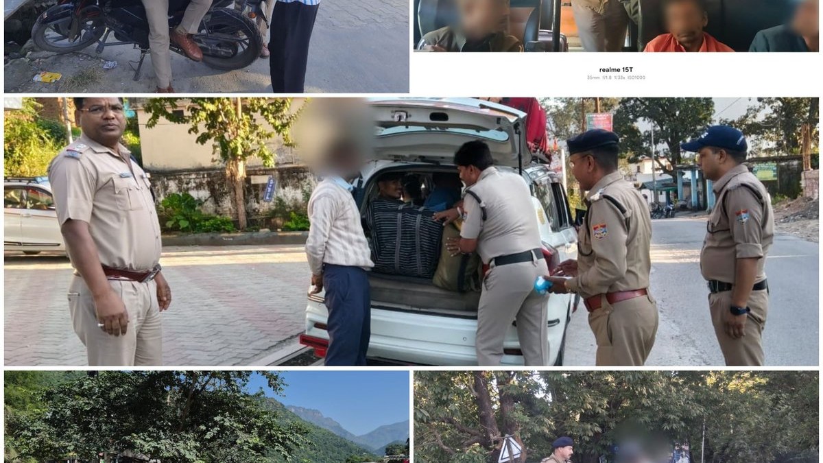 त्योहारी सीजन में अल्मोड़ा पुलिस की सख्ती, यातायात नियम तोड़ने पर 128 चालान और 01 वाहन सीज