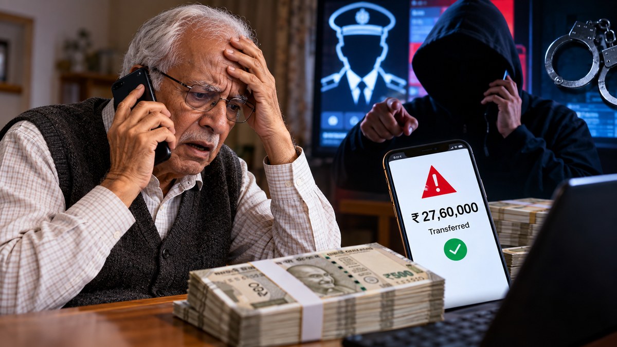 रानी पोखरी के बुजुर्ग को डिजिटल अरेस्ट का डर दिखाकर 27.60 लाख ठगे, साइबर थाना जांच में जुटा