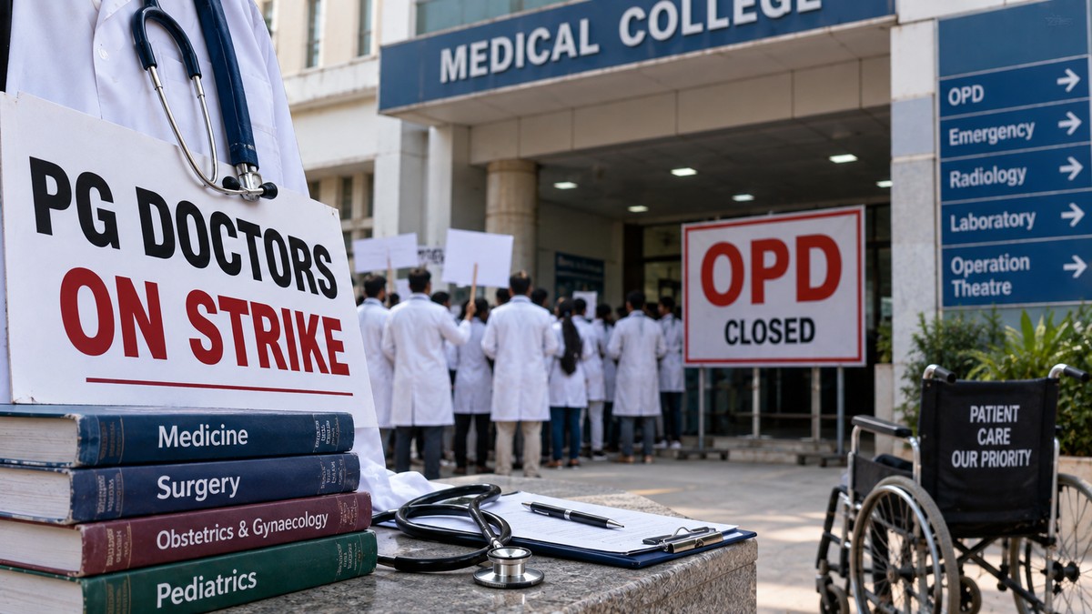 600 Uttarakhand PG doctors strike over ₹1 lakh stipend, affecting OPD and surgeries
