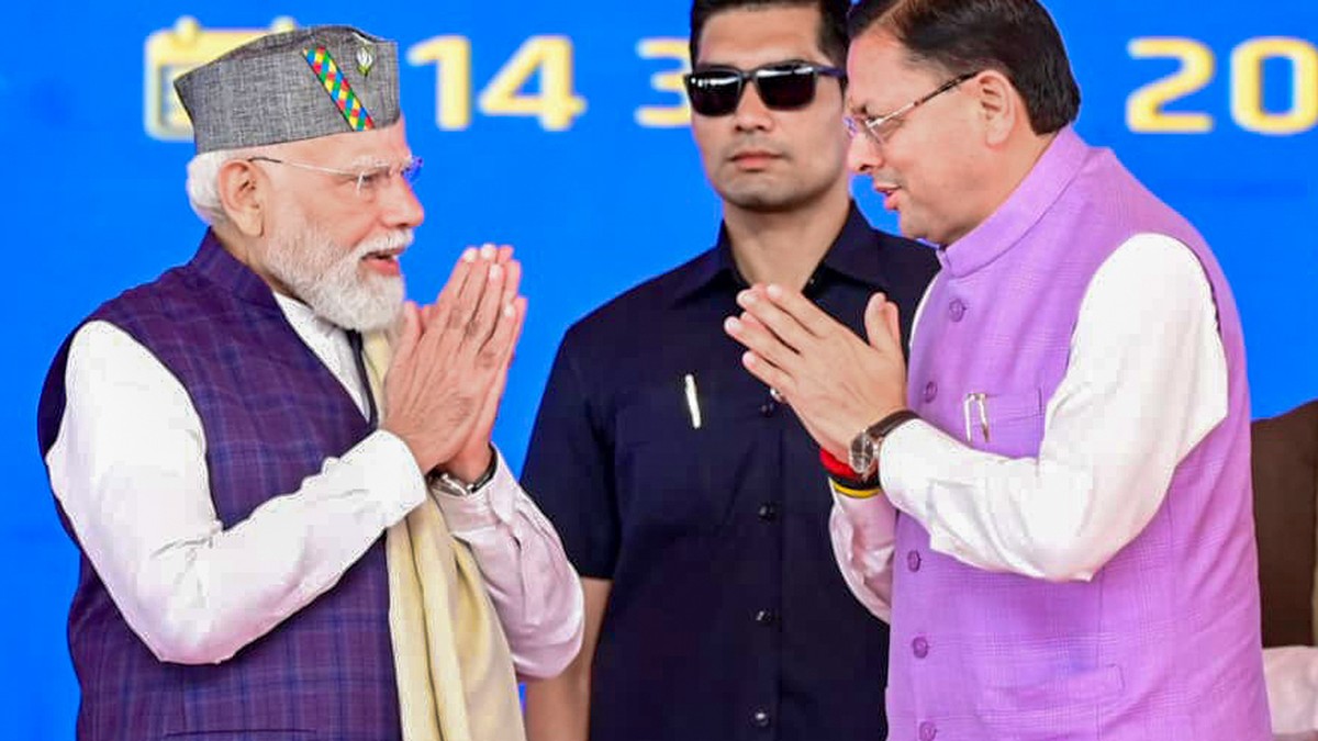 PM Modi greets Uttarakhand CM Pushkar Singh Dhami on his birthday