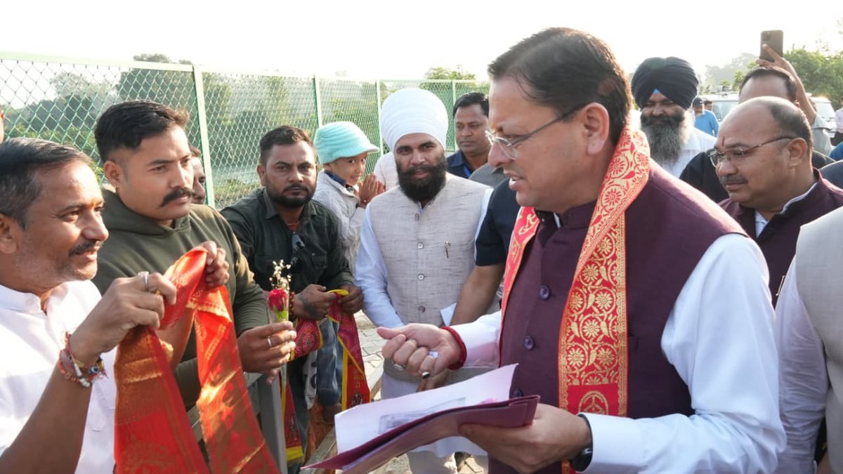 खटीमा में सीएम धामी ने सुनीं लोगों की समस्याएं, अधिकारियों को समयबद्ध समाधान के निर्देश