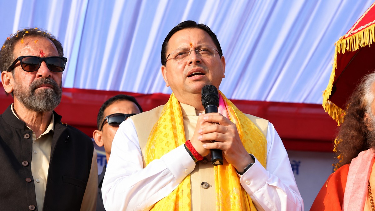 Dhami conveys birthday wishes to PM Modi while addressing gathering in Dehradun