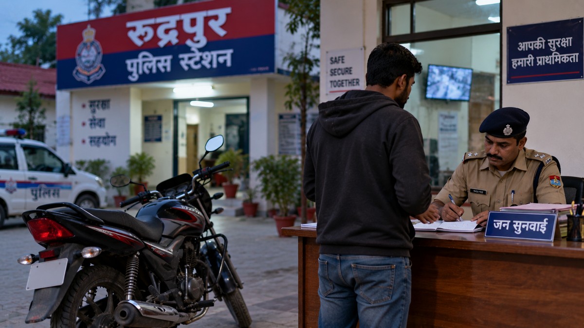 Bike stolen outside Khatima’s Haat Bazaar; police register FIR