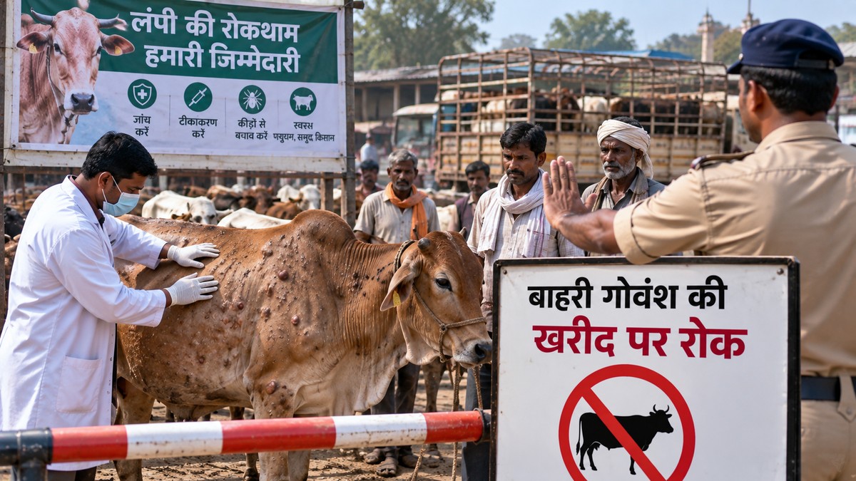 Uttarakhand Orders Halt on Outside Cattle Purchases Amid Lumpy Disease Concerns