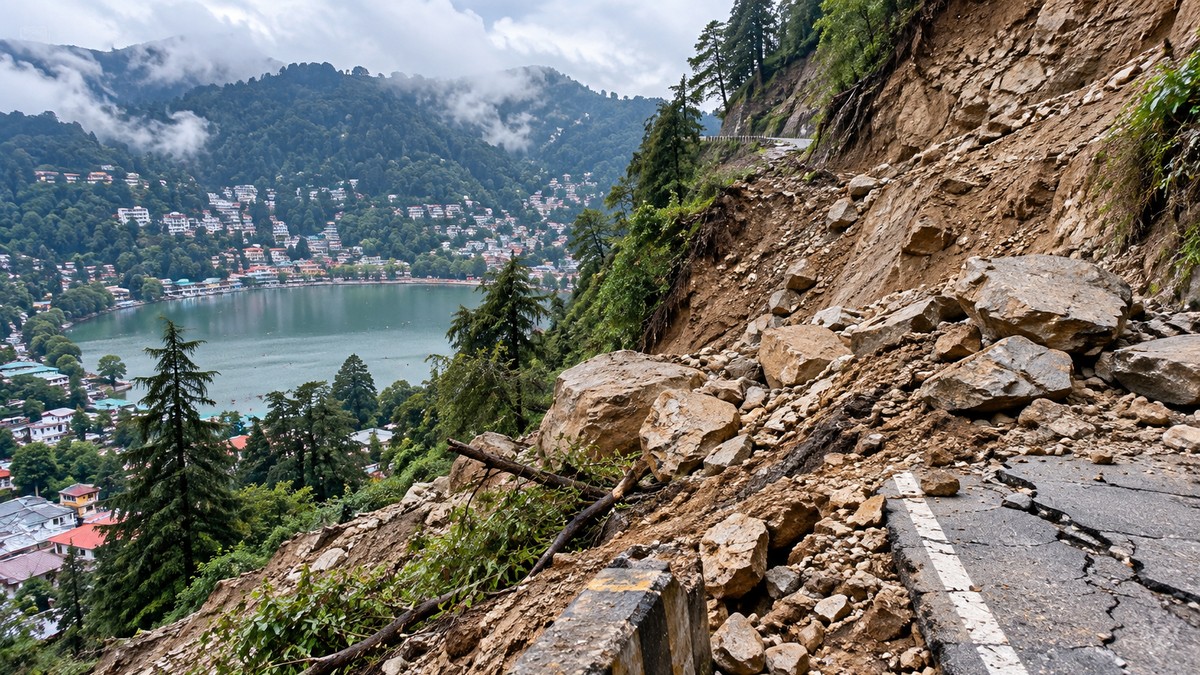 Nainital study finds more than 70% of hills shifting, with 24.9% in high-risk zone