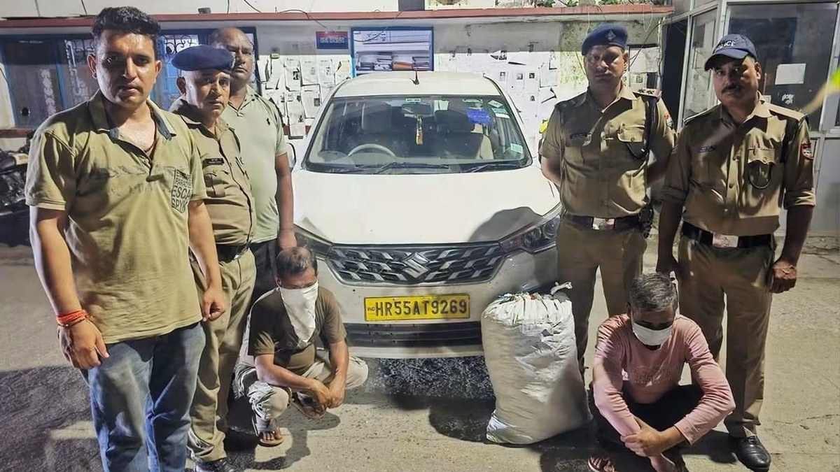 एसएसपी अजय गणपति के निर्देशन में 21.450 किलो गांजा बरामद, तस्कर पहले भी जेल जा चुका