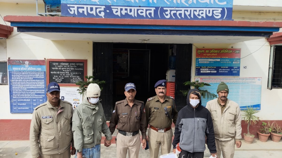 Lohaghat Police Reveal 4 Temple Thefts, Recover Peacock Chain, 9 Copper Urns and Durga Idol