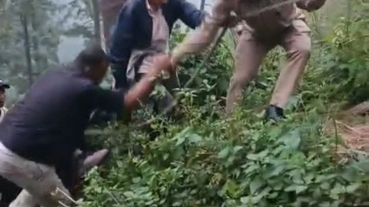 Scorpio Falls into Gorge Near Bhumiyadhar; one Dead, 4 Injured as Police, SDRF Respond