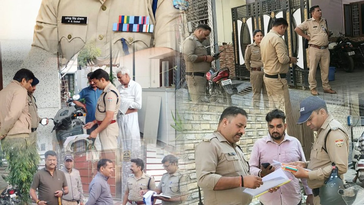 Raipur police verify outside residents, challan 25 landlords and impose 02 lakh 50 thousand fine