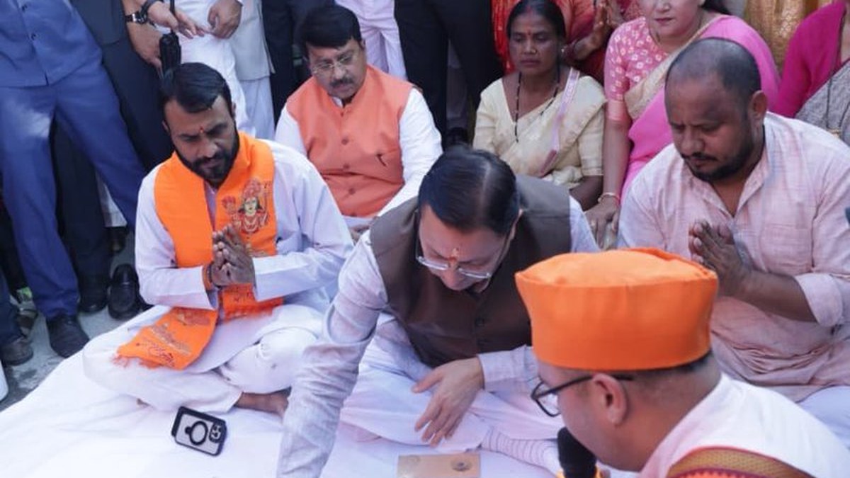 CM Pushkar Singh Dhami joins drug-free Uttarakhand run, unveils Hanuman statue in Banbasa