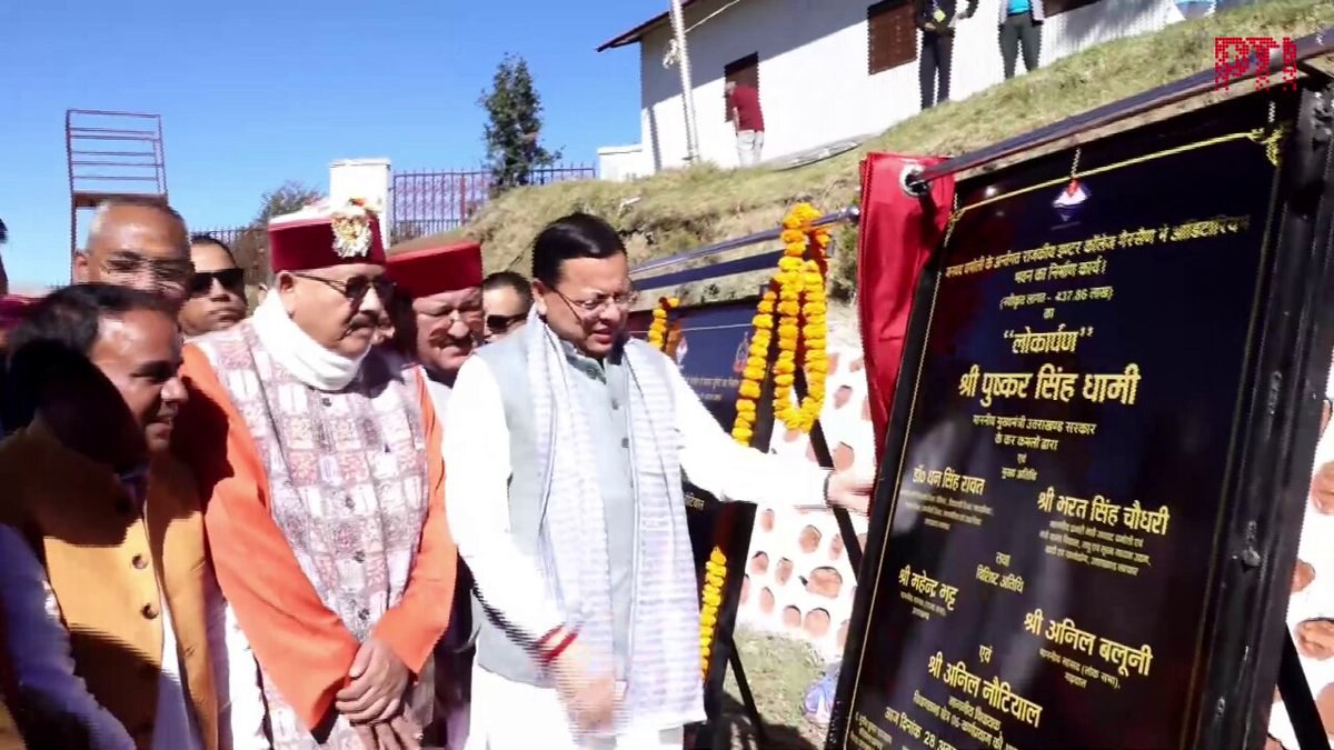 Dhami announces ₹231 crore projects in Bhararisain, approves ₹122 crore Gairsain lake plan
