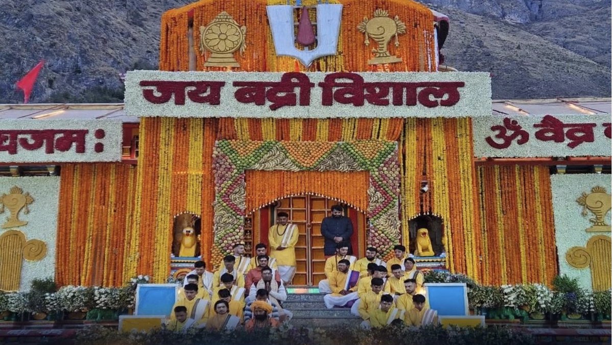 Badrinath Dham to close for winter on 16 November 2026 at 9:37 at night