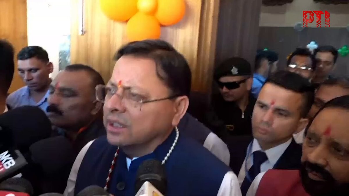 Dhami demands apology from Kharge, Rahul Gandhi and Congress over remarks in Dehradun