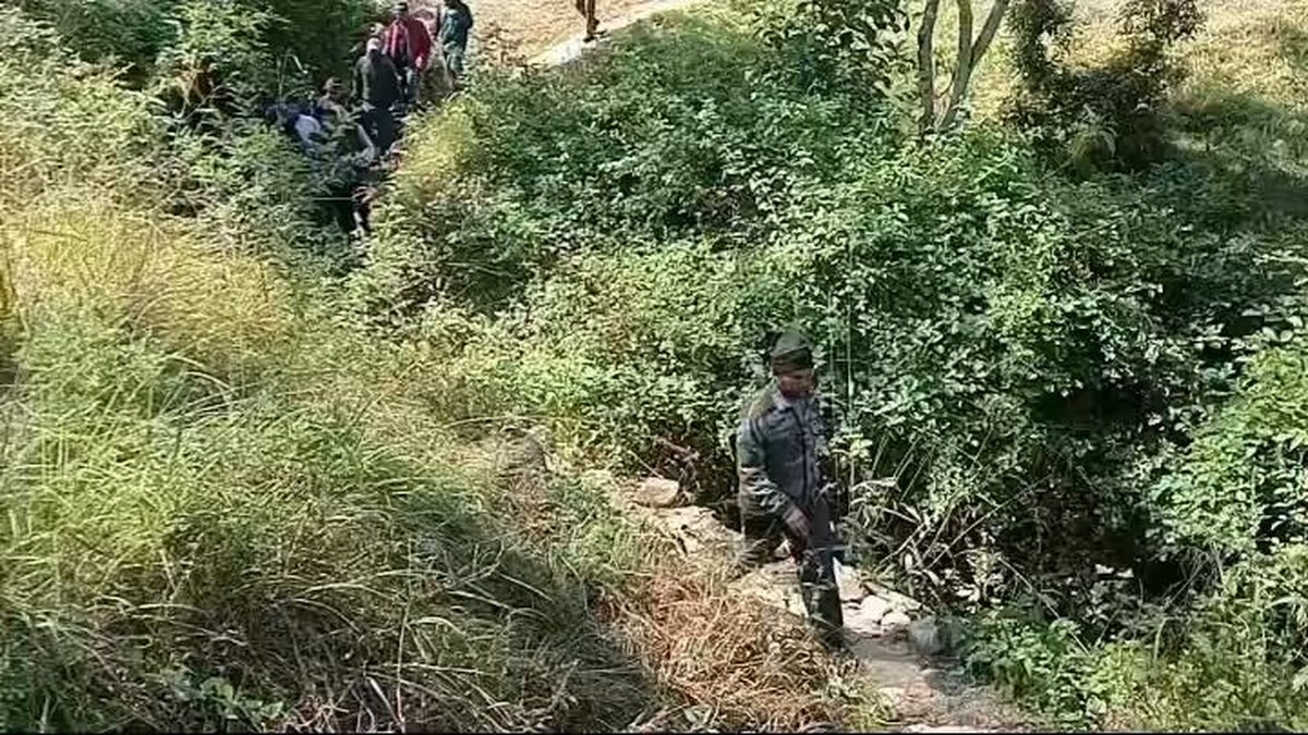 बागेश्वर में तेंदुए के रेस्क्यू का वीडियो वायरल, ले जाते समय जमीन पर गिरा जानवर
